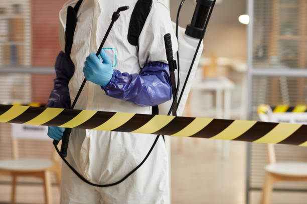 Professional Blood Cleanup technician working in Flemington, NJ